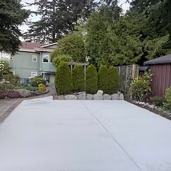 Broom Finish Concrete